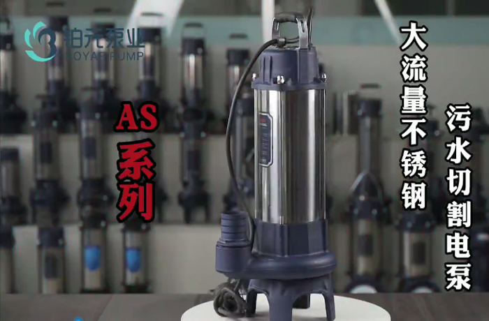 AS系列不锈钢合金刀头切割电泵使用视频