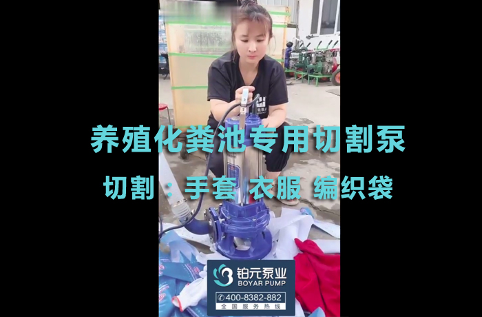 养殖化粪池专用切割泵